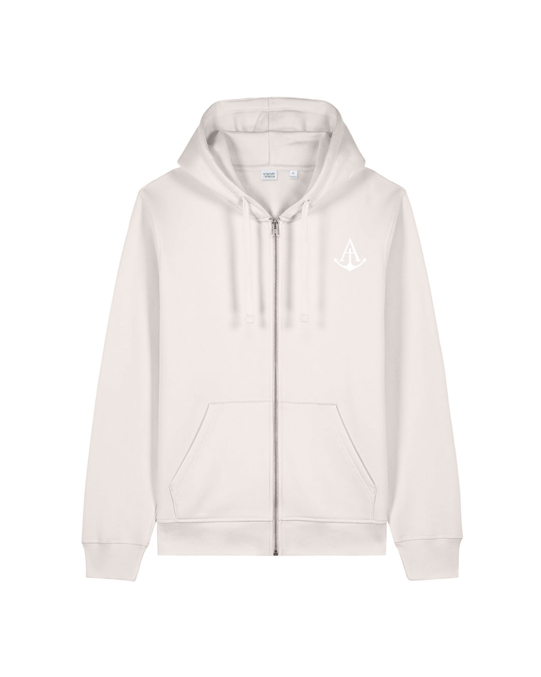 Zipper Logo Hoodie