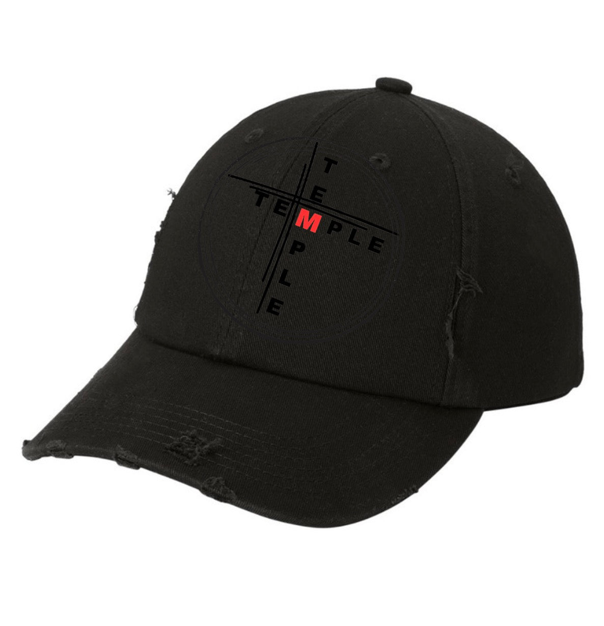 Temple Distressed Cap