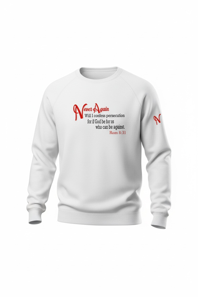 Never Again Rom 831 Persecution DT1304 Sweatshirt