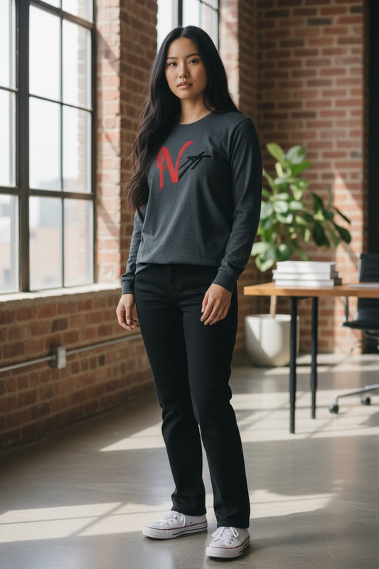 Never Again Cross DM132 Long Sleeve