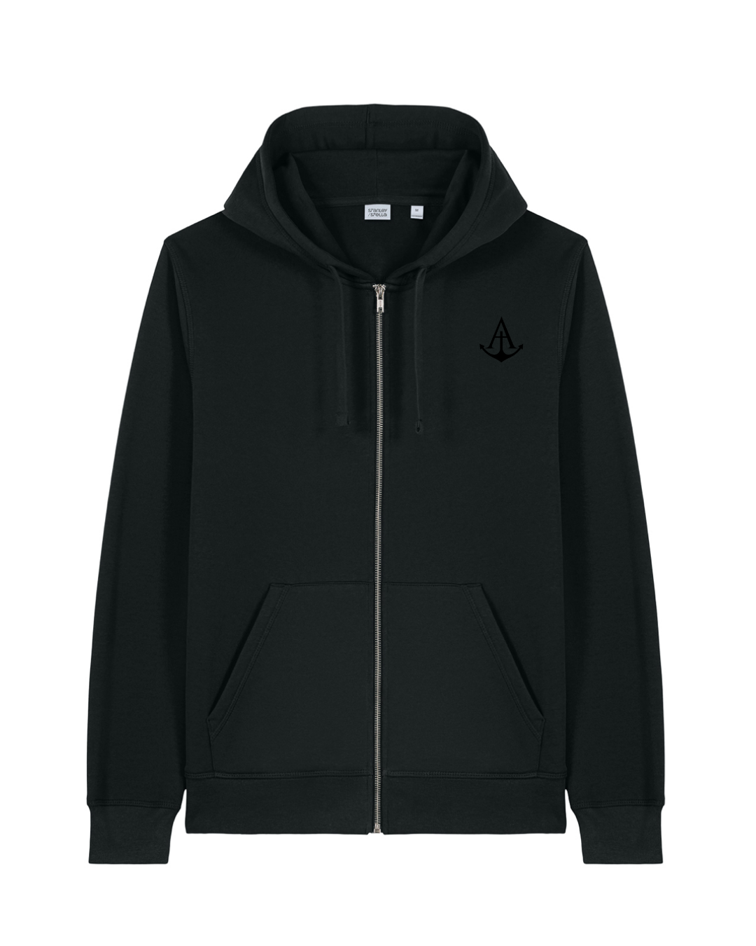 Zipper Logo Hoodie
