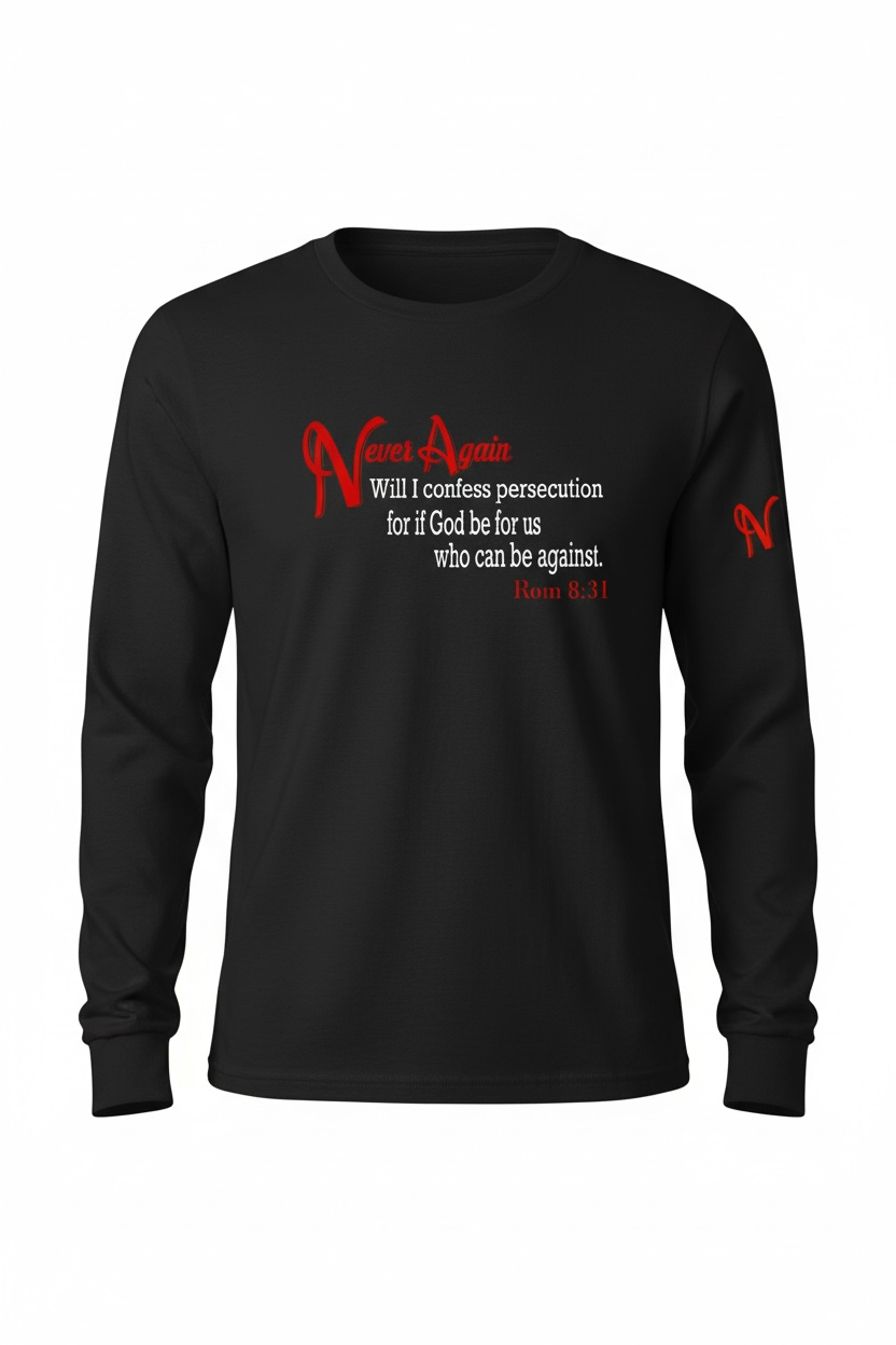 Never Again Rom 831 Persecution DM132 Long Sleeve