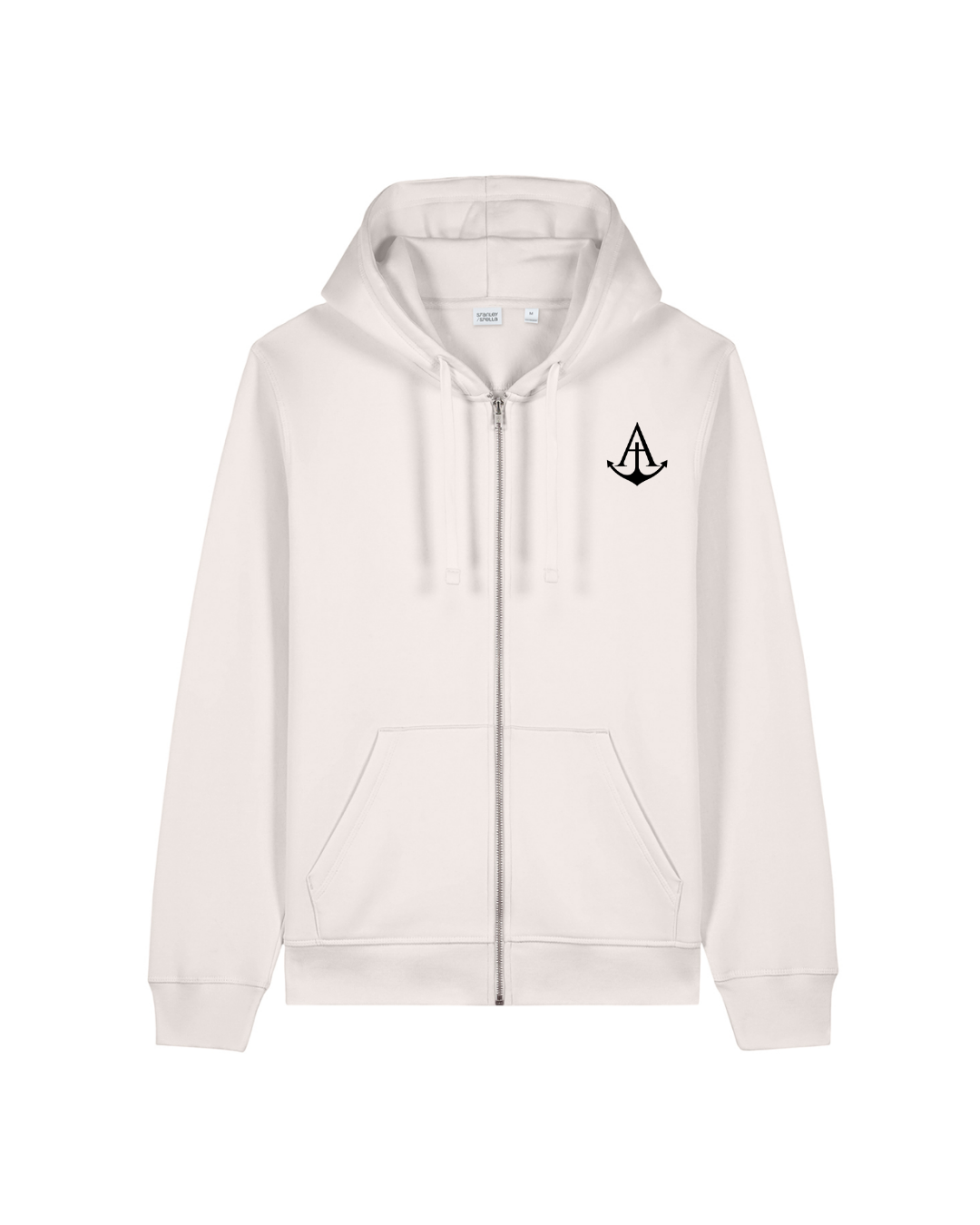 Zipper Logo Hoodie