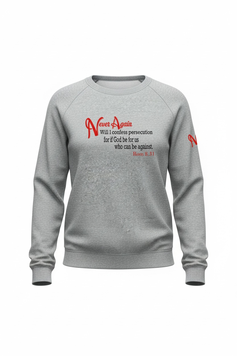 Never Again Rom 831 Persecution DT1304 Sweatshirt