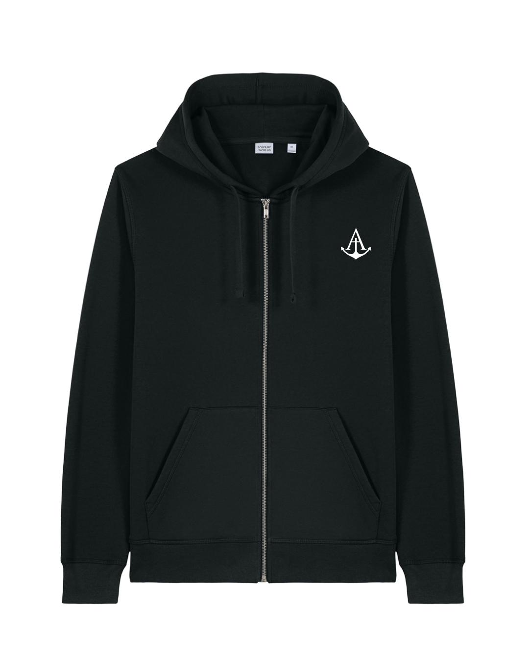 Zipper Logo Hoodie