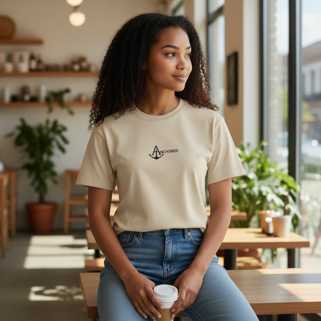 Black Anchored TShirt