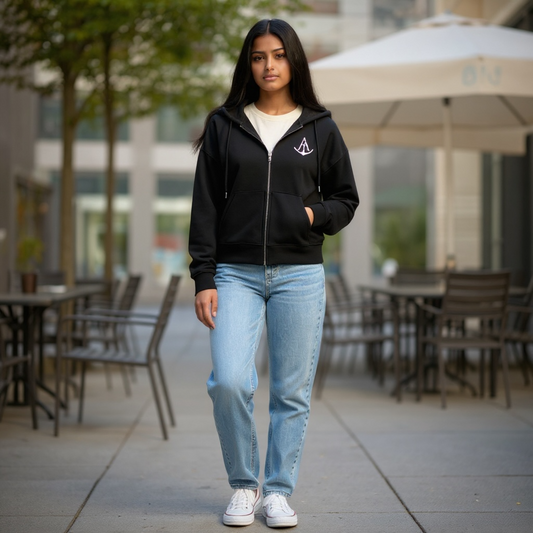 Zipper Women’s Logo Hoodie