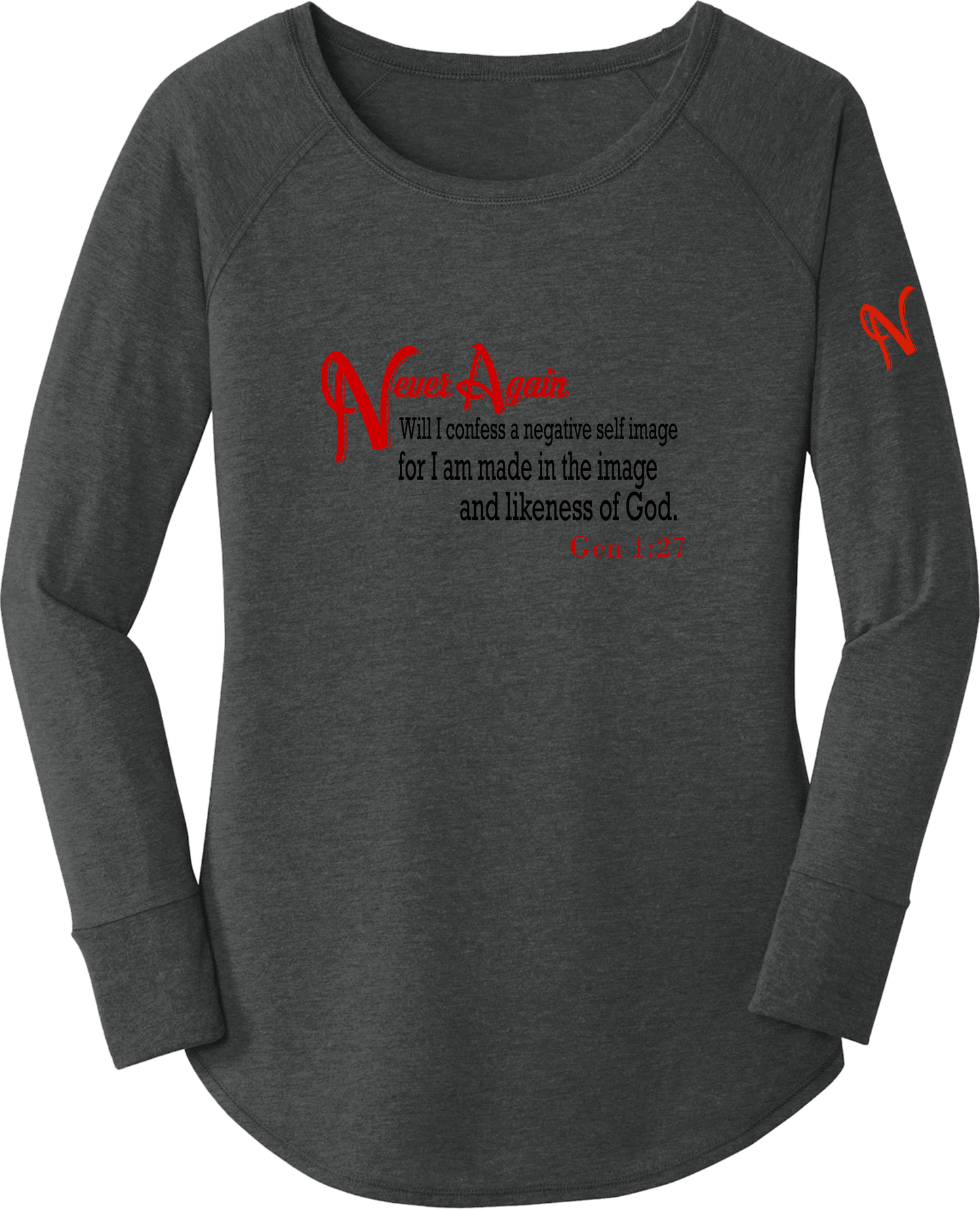 Never Again Gen 127 Self Image DT132L Womens Long Sleeve