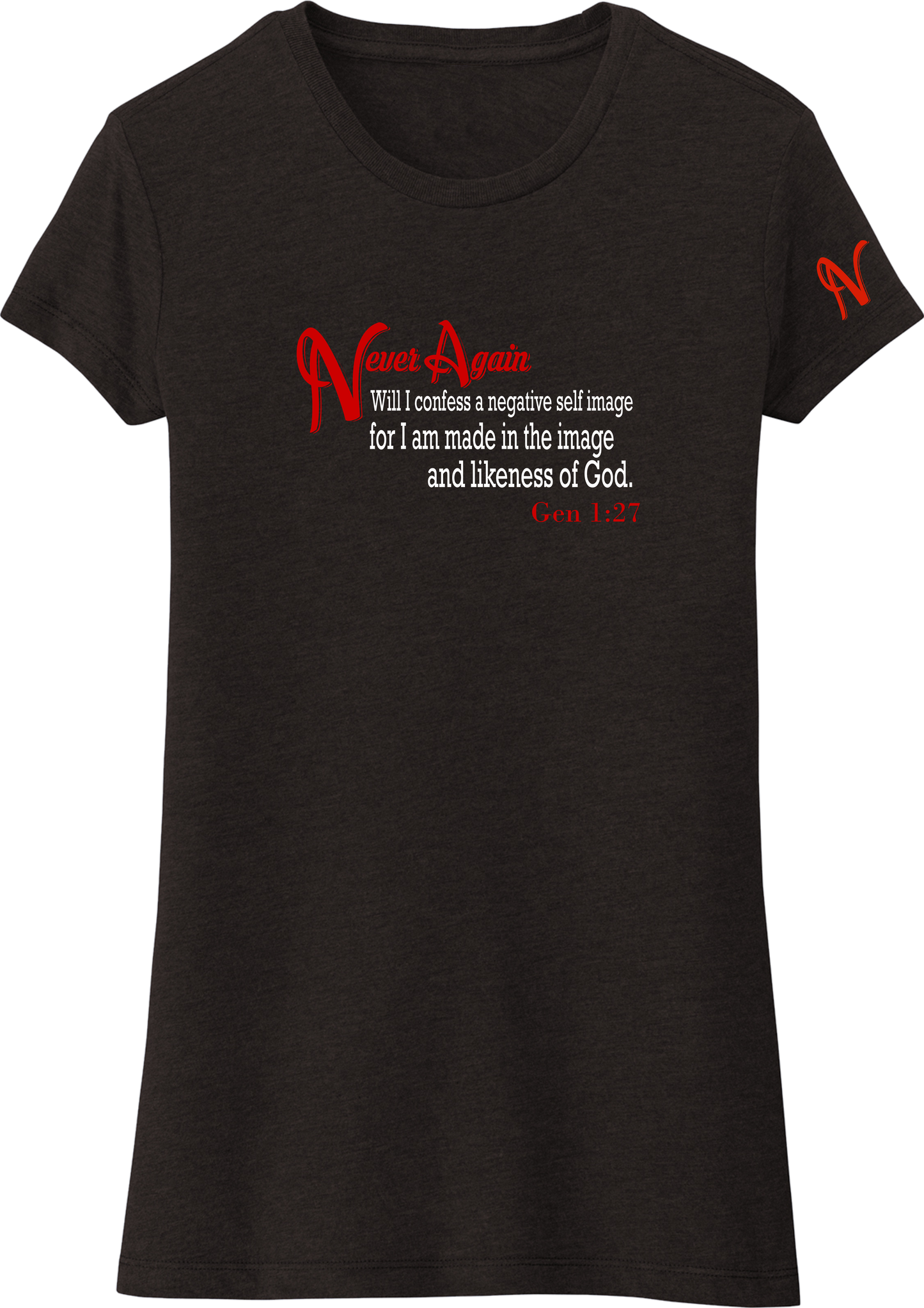 Never Again Gen 127 Self Image DT155 Womens Short Sleeve